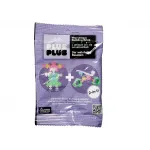 Plus Plus konstruktorius Mini pastelinės - violetinė ki&scaron;enpinigių pakuotė 2in1