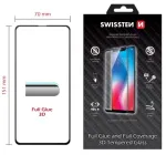 Swissten Ultra Durable Full glue / Full Face Tempered Glass Apple iPhone 14 Pro Max Black