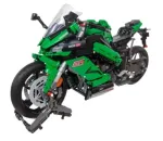 Jie Star Kawasaki Ninja 1000SX Sports Motorcycle Building Blocks Set 2304pcs.