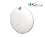 Setty FindMy Round TFO TAG 01 Smart Bluetooth Tracker with case White