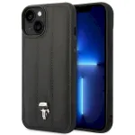 Karl Lagerfeld KLHCP14SPSQPK Puffy Ikonik Pin Hardcase for iPhone 14/15/13 6,1" / black