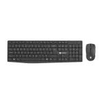 Natec | Keyboard and Mouse | Squid 2in1 Bundle | Keyboard and Mouse Set | Wireless | Wireless connection | US | Black