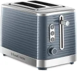Ecost prekė po grąžinimo Russell Hobbs Inspire Toaster, Grey, 2 Extra Wide Toast Slots, incl. Bread