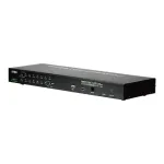 Aten | 1-Local/Remote Shared Access 16-Port PS/2-USB VGA KVM Over IP Switch | CS1716I-AT-G | 1 x SPHD Male (Yellow), 16 x SPHD Female (Yellow), 1 x DB-25 Male, 1 x DC Jack, 1 x RJ-45 Female, 1 x RJ-11, 1 x USB Type A Female