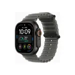 Apple Watch Ultra 4 GPS + Cellular 49mm Black Titanium Case with Translucent Black Ocean Band