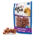 KIDDOG Bones kauliukai ėriena su ryžiais 80g (150)