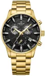 Giewont Chronograph Sapphire Men&rsquo;s Watch GW4580-B4 / gold/black