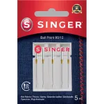 Singer | Ball Point Needle 80/12 5PK for Knit Fabrics