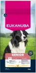 Eukanuba Life Care Senior Medium sausas maistas vidutinių veislių senyviems &scaron;unims su vi&scaron;tiena, 15 kg
