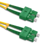Qoltec Patchcord fiber optic SC/APC - SC/APC | Singlemode | 9/125 | G652D | Duplex | 3m