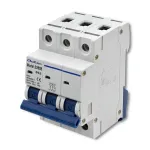 Qoltec Overcurrent Circuit Breaker B63| Fuse | AC | 63A | 3P