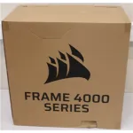 SALE OUT. Corsair Frame 4000D RS ARGB Modular Mid-Tower PC Case | Corsair PC Case | Frame 4000D RS ARGB Modular | Mid-Tower | Black | DAMAGED PACKAGING, DENTED BACKSIDE (NEAR SCREW)
