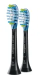 Philips | Replacement brush heads | HX9042/88 Sonicare Premium Plaque Defence | Heads | For adults | Number of brush heads included 2 | Black