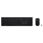 Lenovo Professional Wireless Rechargeable Combo Keyboard and Mouse | Keyboard and Mouse Set | Wireless | Mouse included | Bluetooth | US English | Rechargeable professional | Grey