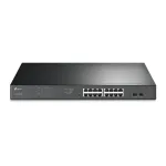 TP-LINK | Switch | TL-SG1218MPE | Web Managed | Rackmountable | Gigabit Ethernet (copper) ports quantity 16 | SFP ports quantity 2 | PoE+ ports quantity 16 | 36 month(s)