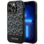 Guess GUHMP14XHGCFSEK GCube Stripes MagSafe Hardcase for iPhone 14 Pro Max 6.7" / black