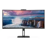 AOC | CU34V5CW/BK | 34 " | VA | 21:9 | 100 Hz | 4 ms | 3440 x 1440 pixels | HDMI ports quantity 1