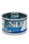 FARMINA N&D OCEAN - DOG Wet Cod&Squid ADULT MINI 140 g (pak.6)