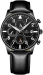 Giewont Men's Chronograph Sapphire Watch GW5630-A1 / black