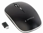 Gembird | Silent Optical Mouse | MUSW-4BSC-01 | Wireless | USB-C | Black