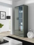 Cama display cabinet SOHO S6 2D2S grey/grey gloss