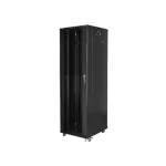 Lanberg | Rack cabinet 19" free-standing 42U/600x800 (flat pack) | FF01-6842-12B | Black