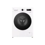 LG | Washing machine | F4X1009NWB | Energy efficiency class A | Front loading | Washing capacity 9 kg | 1400 RPM | Depth 55 cm | Width 60 cm | Display | LED | Steam function | Direct drive | Wi-Fi | White