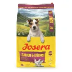 Josera Mini Salmon+Chicken sausas pa&scaron;aras mažų veislių &scaron;unims su la&scaron;i&scaron;a ir vi&scaron;tiena, 10 kg