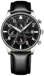 Giewont Men's Chronograph Sapphire Watch GW5630-A2 / black-silver