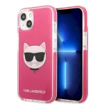 Karl Lagerfeld KLHCP13STPECPI Hardcase for iPhone 13 mini 5,4" / fuschia