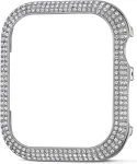 Ecost prekė po grąžinimo Swarovski Sparkling Silver Case Frame Fits Apple Watch&reg; 40mm