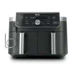 Ninja Dual Zone XL DZ950EU Kar&scaron;to oro gruzdintuvė 9.5 L 2470 W, Juoda/Pilka