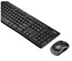 Logitech MK270 US 920-004509 Black - belaidės klaviatūros ir pelės rinkinys, juodas