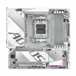 Gigabyte B850M A ELT WF6E | Processor family AMD | Processor socket AM5 | DDR5 | Supported hard disk drive interfaces SATA, M.2 | Number of SATA connectors 4