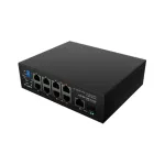 Lanberg | Switch PoE 4xBT 4xAT SFP/ETH Din Unmanagment Fast Ethernet | ILFE-8P-1GE-1S-120 | Unmanaged | Din rail, Rack