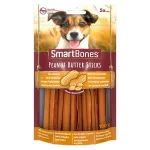 SmartBones Chicken Sticks lazdelių skanėstai su rie&scaron;utų sviestu &scaron;unims, 5 vnt.