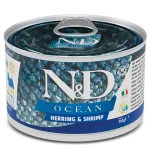FARMINA N&D OCEAN - DOG Wet Herring&Shrimp ADULT MINI 140 g (pak.6)
