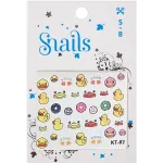 Snails nagų lipdukai, Kva Kva