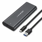Qoltec Enclosure for M.2 SATA SSD| NGFF | USB type C