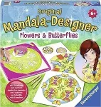Ecost prekė po grąžinimo Ravensburger 29809 - Gėlės ir drugeliai, 2-in-1 Mandala Designer Midi