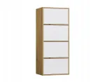ALMA CHEST OF DRAWERS ARTISAN OAK/WHITE