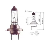 Lemputė PHILIPS 55W 12V PX26d H7 PREMIUM+30%