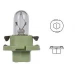 Lemputė NARVA 2W 12V BX8,4d BAX &scaron;viesiai žalia plastmasė