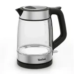 TEFAL Kettle | KI605830 | Electric | 2200 W | 1.7 L | Glass | 360&deg; rotational base | Black