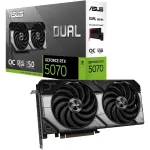 Asus Dual GeForce RTX 5070 12GB GDDR7 OC Edition | NVIDIA | 12 GB | GeForce RTX 5070 | GDDR7 | HDMI ports quantity 1 | PCI Express 5.0 | Memory clock speed 2542 MHz