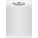Bosch Dishwasher | SMU2HTW08E | Built-in | Width 60 cm | Number of place settings 13 | Number of programs 5 | Energy efficiency class C | Display | AquaStop function | White