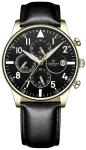 Giewont Chronograph Sapphire Men's Watch / black-gold