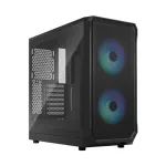 Fractal Design | Focus 2 | Side window | Midi Tower | ATX | RGB Black TG Clear Tint