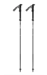 Gabel Hybrid Carbon Sulankstomos &scaron;iaurieti&scaron;kojo ėjimo lazdos, 120-140 cm, juodos