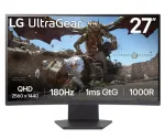 LG | 27GS60QC-B | 27 " | VA | QHD | 16:9 | 180 Hz | 1 ms | 2560 x 1440 pixels | 300 cd/m&sup2; | HDMI ports quantity 2